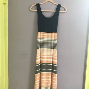 Market & Spruce striped maxi dress